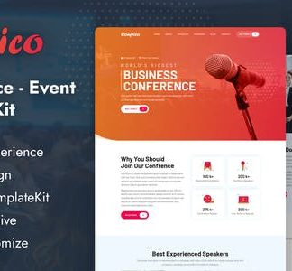 Confrico - Event & Conference Elementor Template Kit