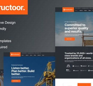 Constructoor - Construction & Building Elementor Template Kit