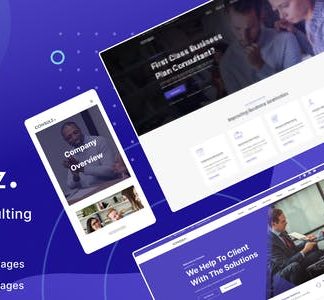 Consulz - Consulting Company Elementor Template Kit