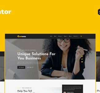 Contenta - Content Writing Services Elementor Pro Full Site