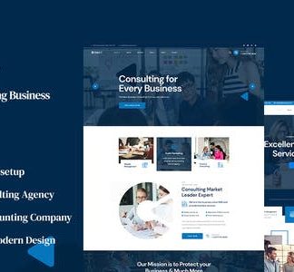 Conult - Consulting Business Elementor Template Kit