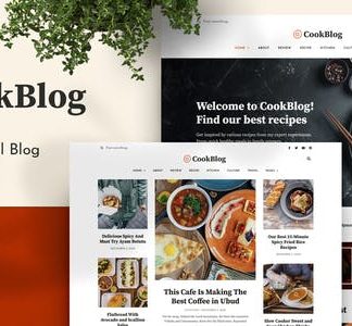 CookBlog – Food & Personal Blog Elementor Template Kit