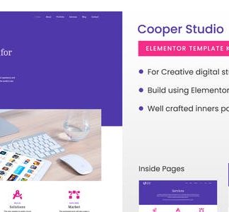 Cooper Studio Elementor Template Kit
