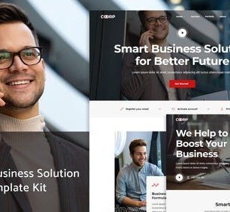 Coorp - Multi-purpose Business Solutions Elementor Template Kit