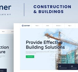 Corner - Construction & Building Elementor Template Kit