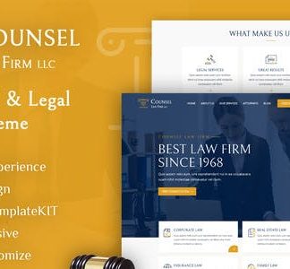 Counsel - Law Firm Elementor Template Kit