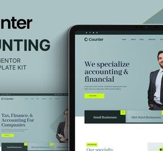 Counter - Accounting Firm Elementor Template Kit