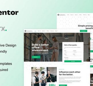 Coworx - Coworking Space & Virtual Office Elementor Template Kit