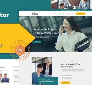 Coxe - Business Consulting Elementor Template Kit