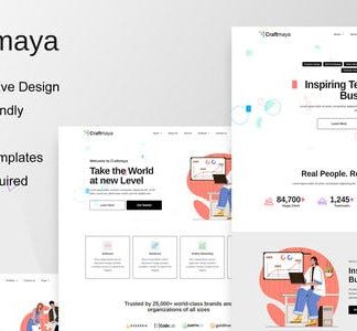 CraftMaya - IT Solutions & Services Company Elementor Template Kit