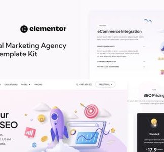 Crawler - SEO & Digital Marketing Agency Elementor Template Kit