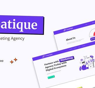 Creatique - Digital Marketing Agency Elementor Template Kit