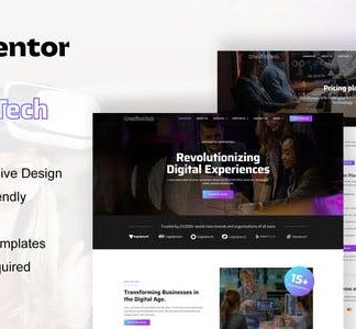 CreativeTech - Digital Marketing Agency Elementor Template Kit