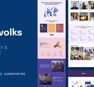 Creativolks - Creative & Business Agency Elementor Template Kit
