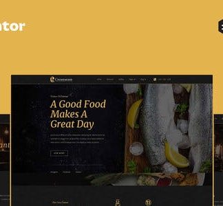 Crestaurant - Elegant Restaurant Pro Full Site Template Kit