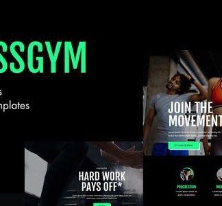 CrossGym - Gym & Fitness Elementor Template Kit