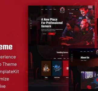 CROX |  Esports & Gaming Elementor Template Kit