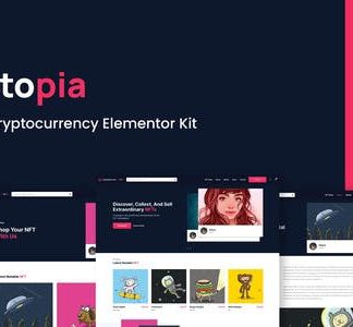 Cryptopia - NFT Crypto Sales Elementor Template Kit