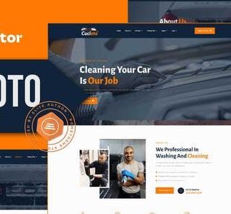 Cucioto - Car Wash Services Elementor Template Kit