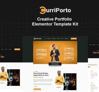 Curriporto - Creative Portfolio Elementor Pro Template Kit