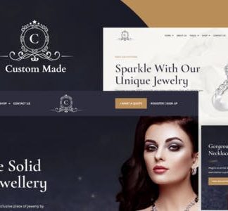 CustomMade - Customized Jewellery & Goldsmith Elementor Template Kit