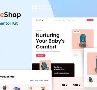 CuteeShop - Kids & Baby Ecommerce Elementor Kit