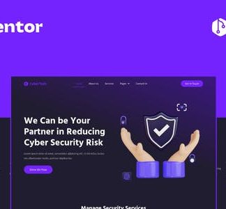 Cybertech - Cyber Security Elementor Pro Full Site Template Kit
