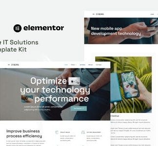 Cyborg - Tech Agency & IT Solutions Elementor Template Kit