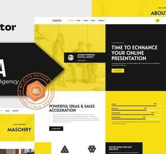Dakota - Creative & Digital Agency Elementor Template Kit