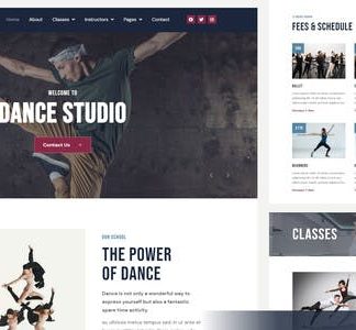 Dance Studio - Elementor Template Kit