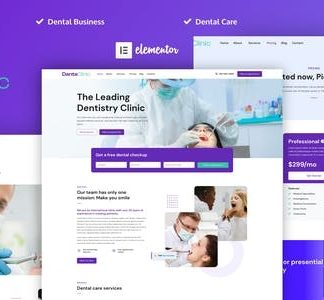 Danta Clinic - Dentist & Dental Clinic Elementor Pro Template Kit