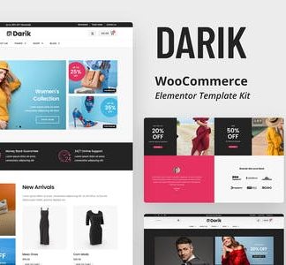 Darik - Fashion WooCommerce Elementor Template Kit