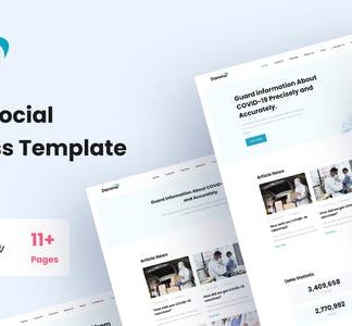 Darona – COVID-19 Social Awareness Elementor Template Kit