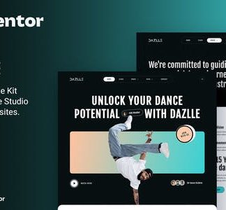 Dazlle – Dance Studio & Instructor Elementor Template Kit