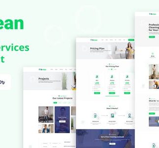 Dclean | Cleaning Services Elementor Template Kit