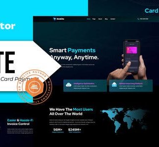 Debite - Card Payment & Online Payment Elementor Template Kit