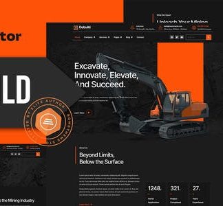 Debuild - Mining & Industry Elementor Pro Template Kit