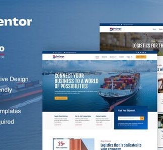DeCargo - Logistics & Transportation Services Elementor Template Kit