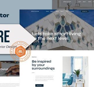 Decore - Architecture & Interior Design Elementor Pro Template Kit