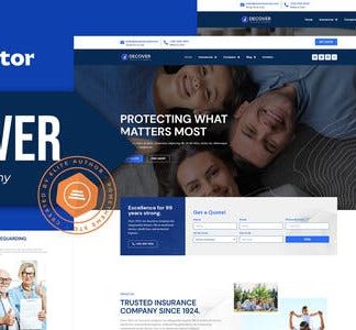 Decover - Insurance Company Elementor Pro Template Kit