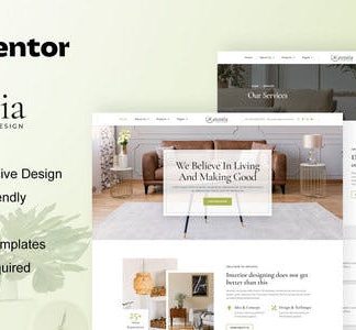 Decozia - Interior Design Service Elementor Template Kit