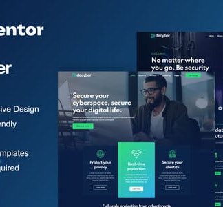 Decyber - Cyber Security Services Elementor Template Kit