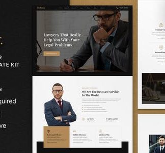 Defency – Law Firm & Lawyer Elementor Template Kit
