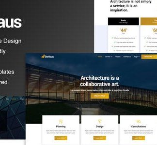 Dehaus - Interior Design & Architecture Elementor Template Kit