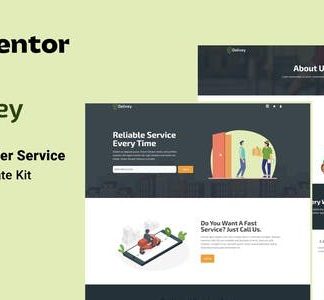 Delivey - Delivery & Courier Service Elementor Template Kit