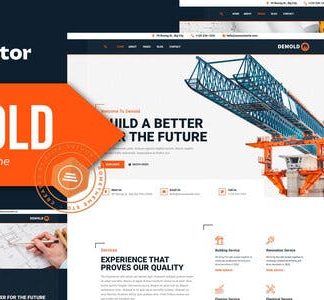 Demold - Construction Elementor Template Kit