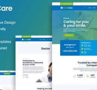 DentaCare - Dentist & Medical Elementor Template Kit