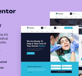 Denteur – Dentist & Dental Clinic Elementor Template Kit