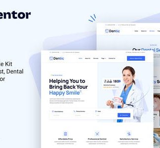Dentic – Dentist & Dental Clinic Elementor Template Kit