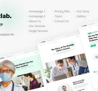 Dentlab - Dentist & Dental Clinic Elementor Template Kit